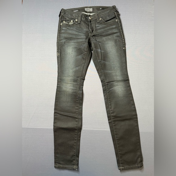 Affliction Women's Black Jeans W w 27 x l 39 x ins 31 - Picture 1 of 7